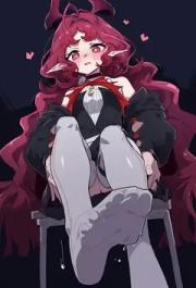 血月下綻放的永生花