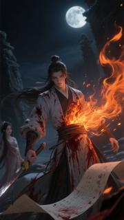 青鋒三尺了塵緣